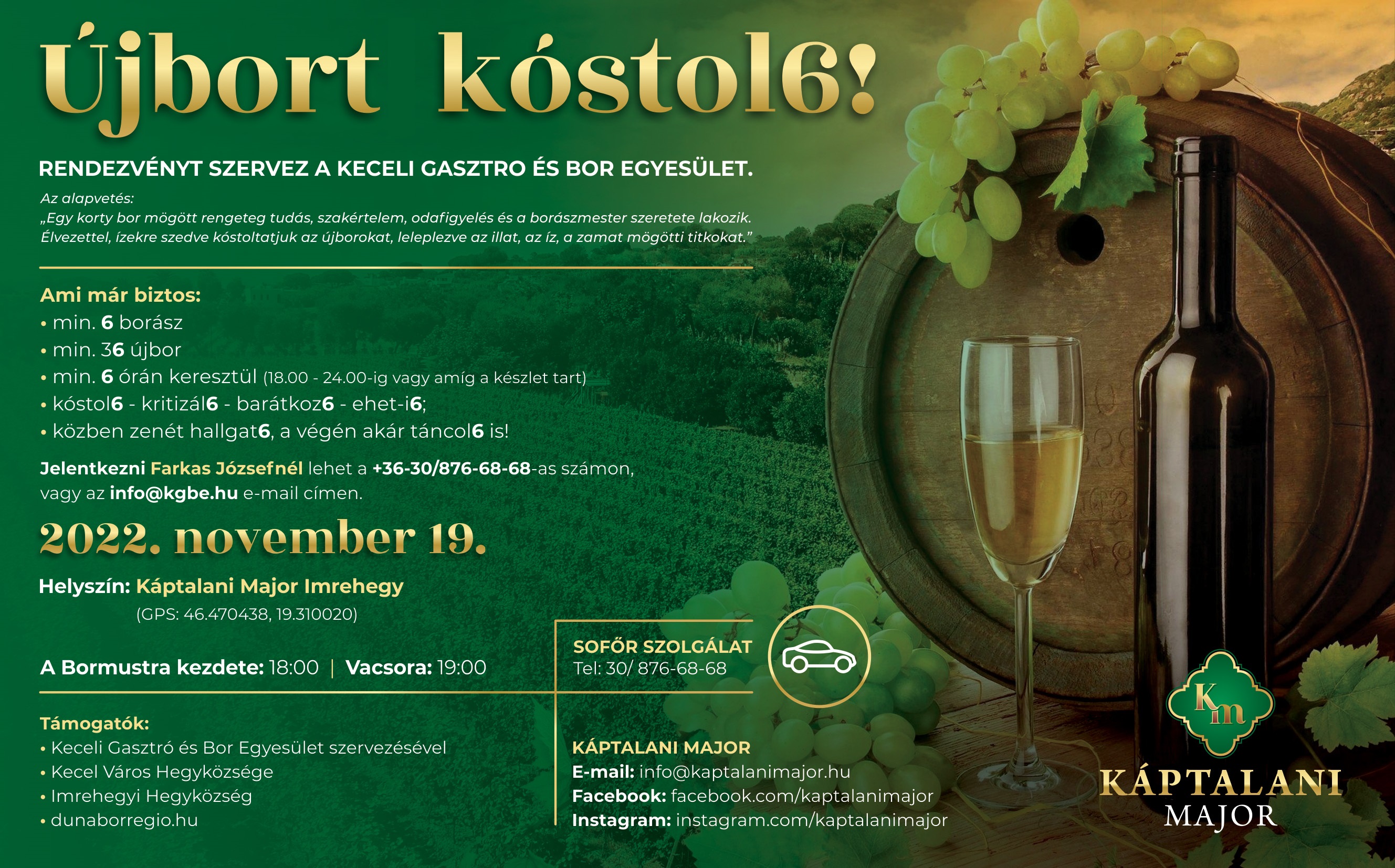 KGB Egyes&uuml;let borbemutat&oacute; Imrehegy